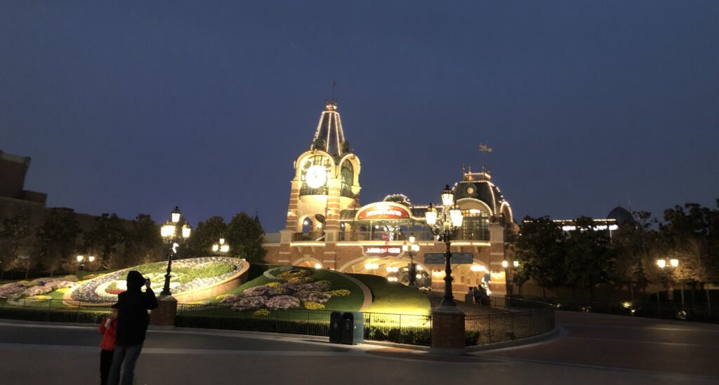 上海デイズニー夜景